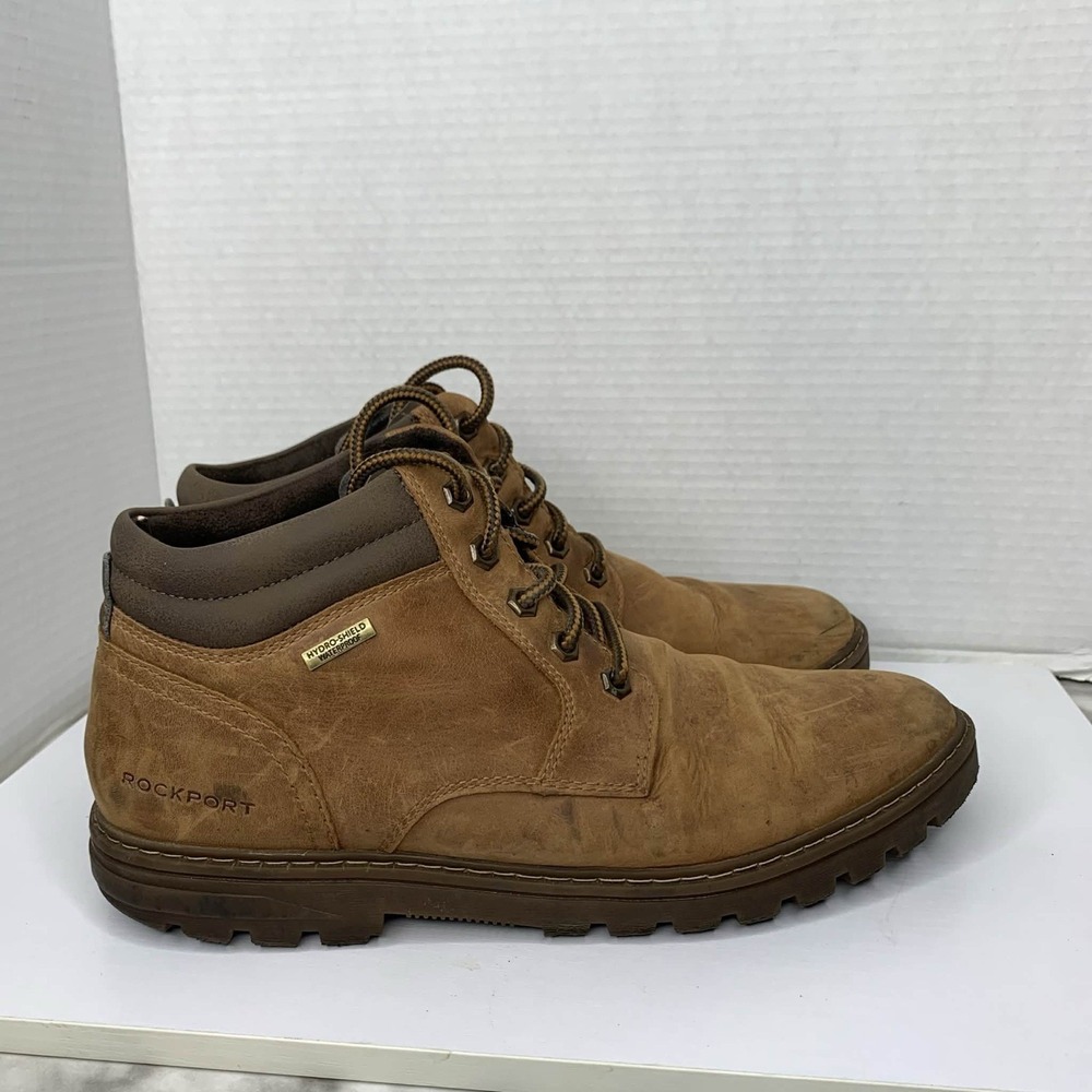 Rockport Men's Rugged Bucks Waterproof Boot Boston Tan